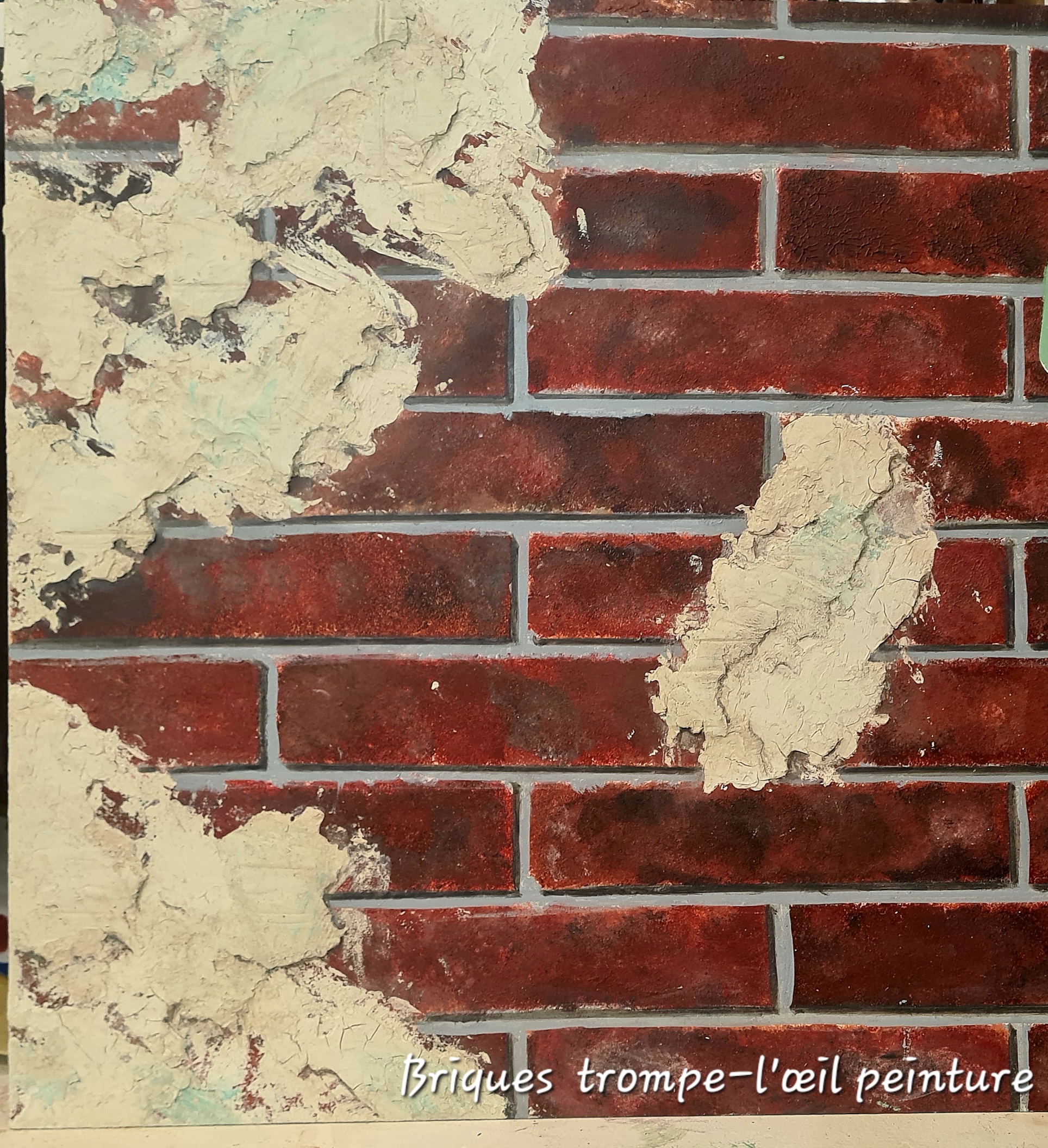 Echantillons Briques Ciment Pierres